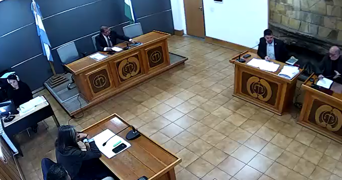 A pesar de la oposición del fiscal y la querella, el juez Ricardo Calcagno les otorgó a los hermanos Ríos la prisión preventiva domiciliaria. (captura de video) 