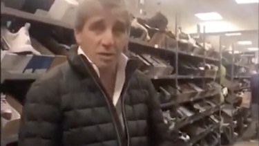 El ministro de Economía en el video que se hizo viral. 