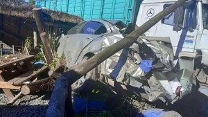 Un hombre murió luego de protagonizar un choque con un camión en Berazategui