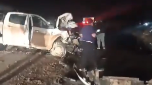 Un muerto tras un fuerte choque sobre Ruta 7, en El Chañar