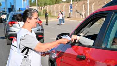 Manifestación de Unter en el Puente 83 este viernes. Foto: Archivo