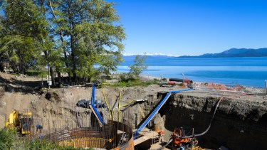 El colector costanero de Bariloche está listo pero no lo estrenan porque falta un generador