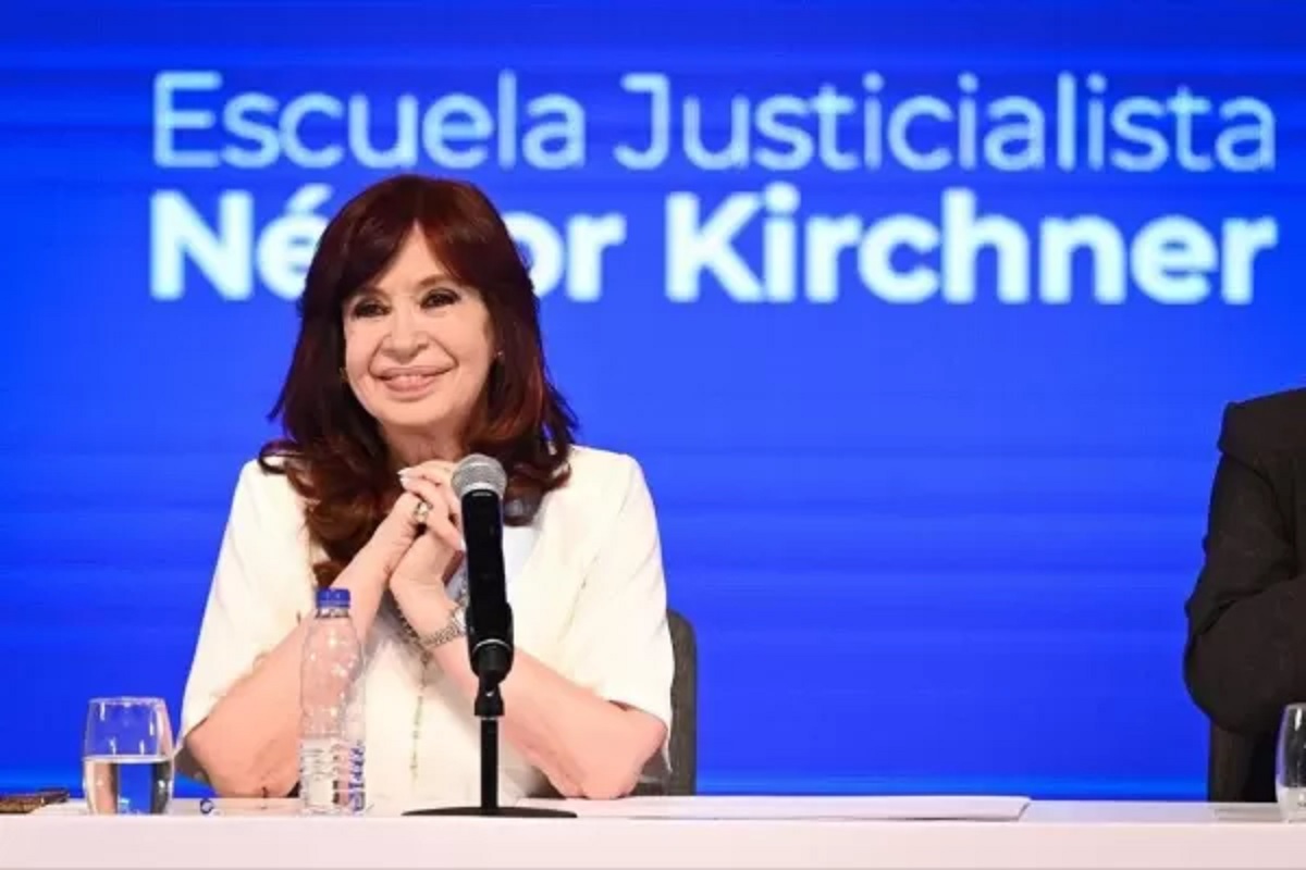 Cristina Kirchner, en una de sus últimas apariciones públicas.