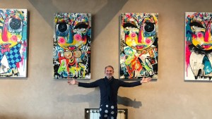 En Pehuenia así marida el arte con la gastronomía: llega el artista Daniel Genovesi