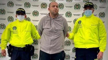 El presunto autor del crimen del carabinero en Chile, tenía doble identidad. Chile inició el proceso de extradición. Foto Gentileza Policía Nacional de Colombia.