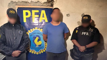 Un joven fue detenido por amenazar a Milei. 