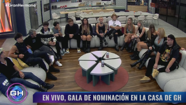 Hubo gala de nominación este miércoles. 