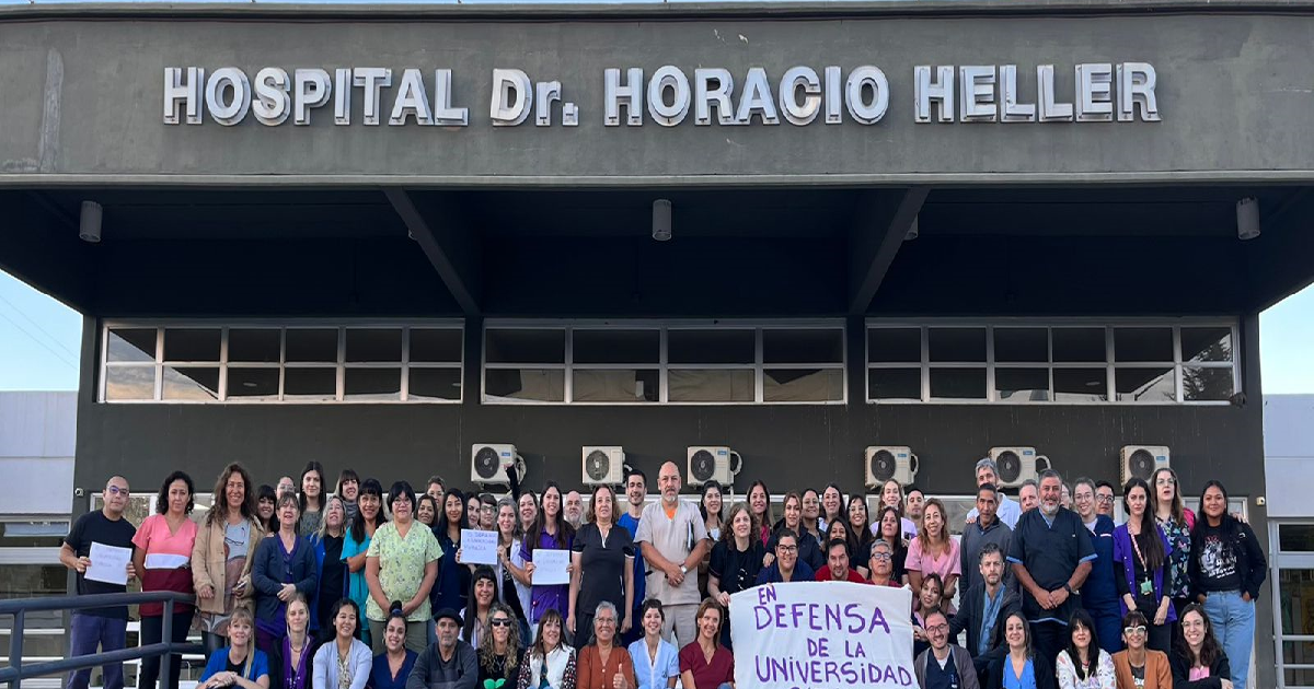 Un hospital de Neuquén se alzó por la universidad pública y convocó a la marcha del próximo martes thumbnail