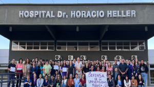 Un hospital de Neuquén se alzó por la universidad pública y convocó a la marcha del próximo martes