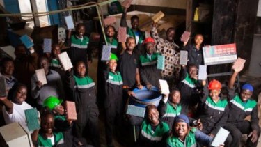 Los ladrillos reciclados. 