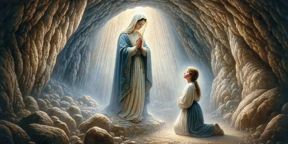 La Virgen de Lourdes tiene miles de fieles alrededor del mundo.-