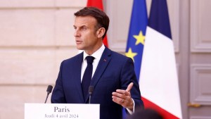 Macron aseguró que Rusia intenta intenta socavar los Juegos Olímpicos de París con desinformación