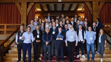 Javier Milei expuso en el Foro Llao Llao, en Bariloche. Foto: Gentileza Instagram javiermilei