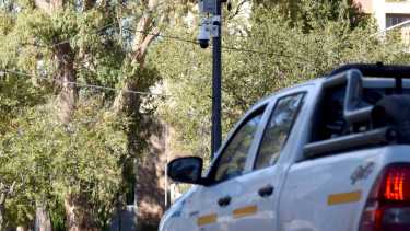 Las fotomultas en Neuquén. Foto: Florencia Salto.