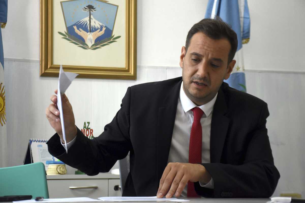 Lucas Castelli, ministro de Trabajo de Neuquén. Foto: Matías Subat.