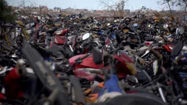 En el Parque Industrial de Neuquén está el depósito de vehículos secuestrados. (Matías Subat)