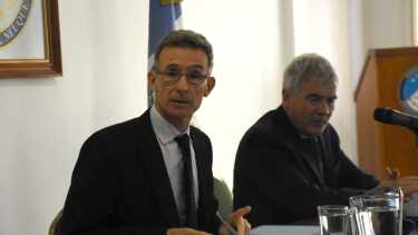 Alfredo Elosu Larumbe y Evaldo Moya, integrantes de la Sala Penal. (Archivo/Matías Subat)