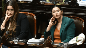 Marcela Pagano reapareció en Diputados, en el tratamiento de la Ley Bases