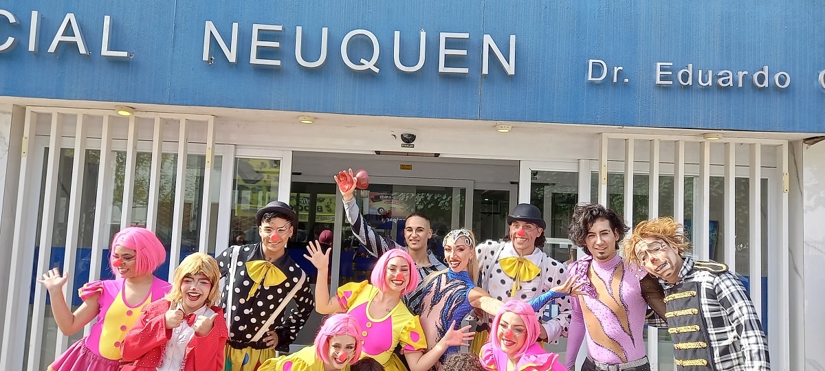 Risas, colores y emociones pasaron por pediatría del hospital Castro Rendón en Neuquén 