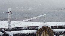 Imagen de El Parque Lanín se vistió de blanco por primera vez en el año y regaló verdaderas postales con nieve