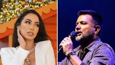 Barbie Muriel y el cantante Jorge Rojas.