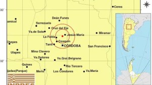 Un sismo causó sorpresa en distintos puntos de Córdoba