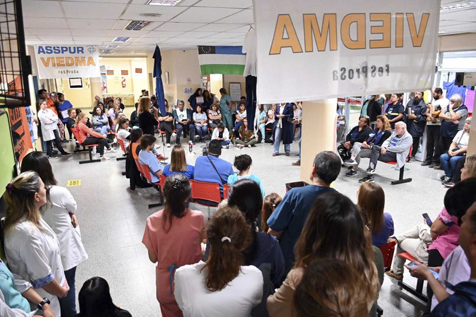Los hospitalarios definieron medidas de fuerza esta semana en rechazo a la última oferta salarial del gobierno. Foto archivo: Marcelo Ochoa