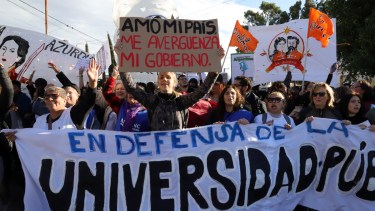 La marcha en defensa de la universidad pública y el desafío al veto de Milei 