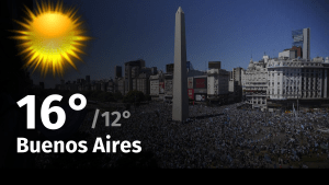 Clima en Buenos Aires: cuál es el pronóstico del tiempo para hoy miércoles 24 de abril