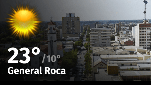 Clima en General Roca: cuál es el pronóstico del tiempo para hoy lunes 1 de abril