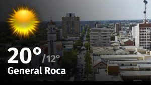 Clima en General Roca: cuál es el pronóstico del tiempo para hoy jueves 25 de abril