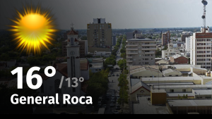 Clima en General Roca: cuál es el pronóstico del tiempo para hoy viernes 26 de abril
