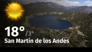 Clima en San Martin de los Andes: cuál es el pronóstico del tiempo para hoy lunes 1 de abril