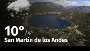 Clima en San Martin de los Andes: cuál es el pronóstico del tiempo para hoy viernes 19 de abril