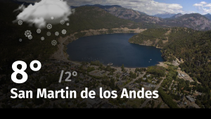 Clima en San Martin de los Andes: cuál es el pronóstico del tiempo para hoy lunes 22 de abril