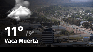 Clima en Vaca Muerta: cuál es el pronóstico del tiempo para hoy viernes 12 de abril