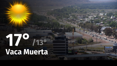 Clima en Vaca Muerta: cuál es el pronóstico del tiempo para hoy viernes 26 de abril