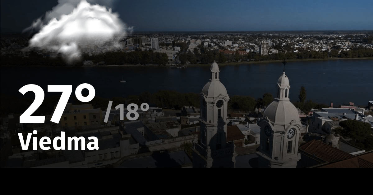 Clima en Viedma cuál es el pronóstico del tiempo para hoy lunes 8 de