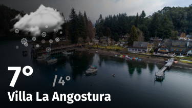 Clima en Villa La Angostura: cuál es el pronóstico del tiempo para hoy viernes 19 de abril
