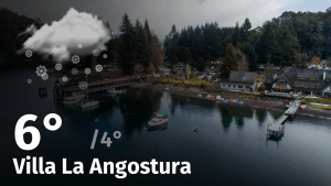 Clima en Villa La Angostura: cuál es el pronóstico del tiempo para hoy lunes 22 de abril