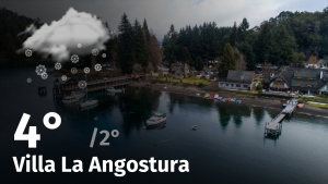 Clima en Villa La Angostura: cuál es el pronóstico del tiempo para hoy lunes 29 de abril