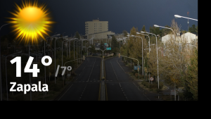 Clima en Zapala: cuál es el pronóstico del tiempo para hoy miércoles 3 de abril