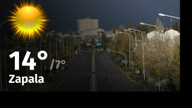 Clima en Zapala: cuál es el pronóstico del tiempo para hoy miércoles 3 de abril