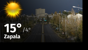 Clima en Zapala: cuál es el pronóstico del tiempo para hoy miércoles 24 de abril