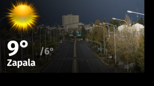 Clima en Zapala: cuál es el pronóstico del tiempo para hoy viernes 26 de abril