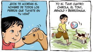 «Cuatro perros», la nueva tira de Chelo Candia en el Voy
