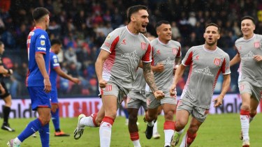 Mauro Méndez marcó el gol de Estudiantes en el triunfo ante Tigre. Foto: FBaires.