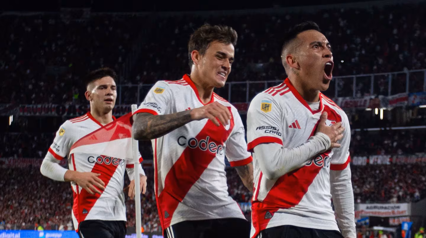 Esequiel Barco habló sobre su festejo picante ante los hinchas de River.