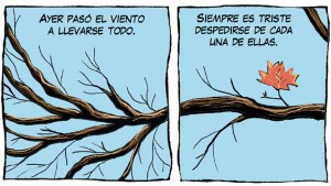 «El árbol», la nueva tira de Chelo Candia en el Voy