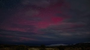 Así captaron la aurora austral en Bariloche